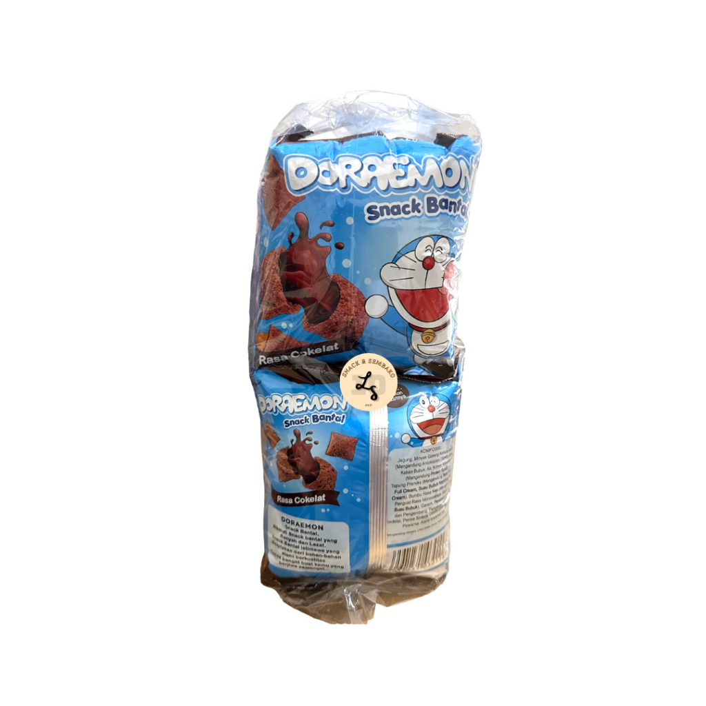 

Doraemon Bantal Rasa Cokelat Ecer 2000 1 Pack Isi 10 pcs @30gr
