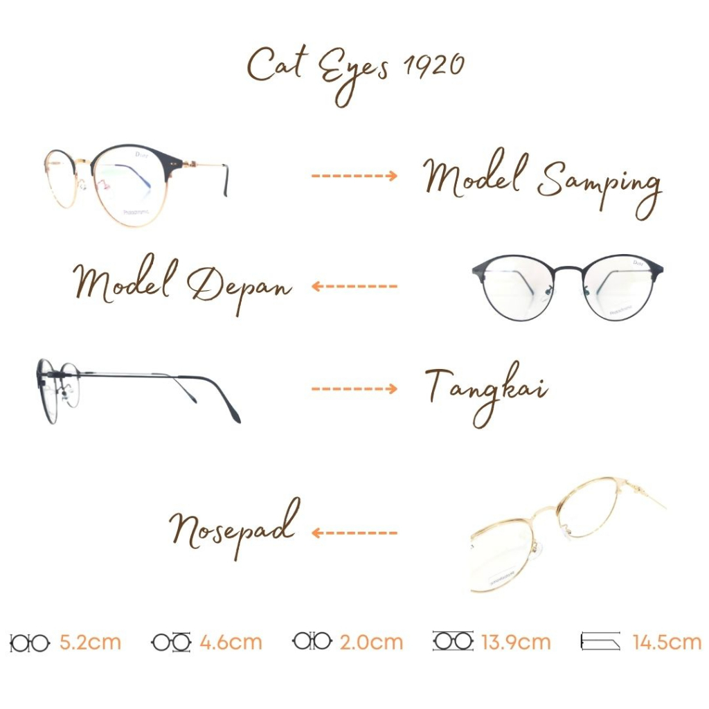 PAKET FRAME LENSA KACAMATA TYPE 1920