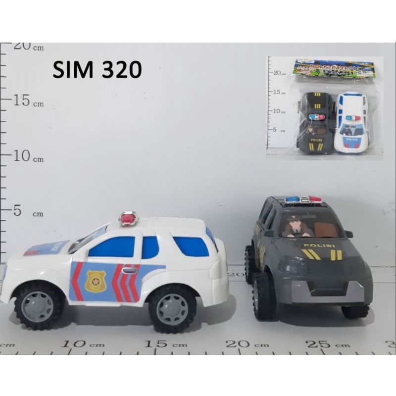 MOBIL POLISI PATROLI 2PCS