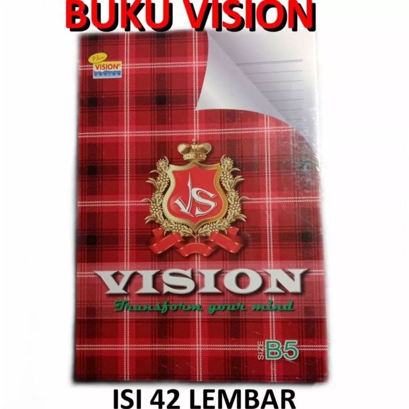 

Buku Boxy VISION isi 42 lembar ( pack/ 6 Pcs )