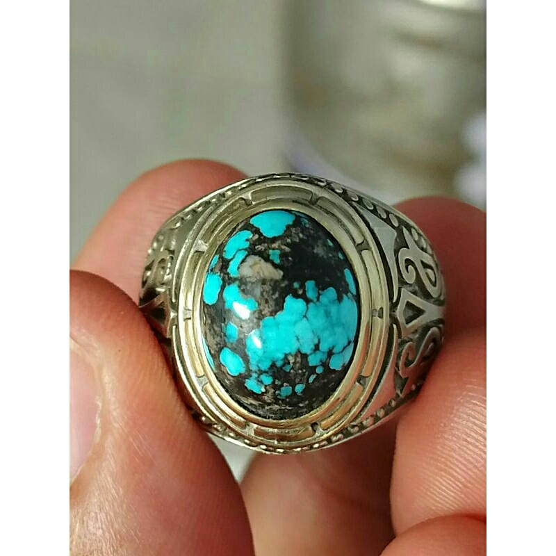 CINCIN BATU PIRUS PERSIA BIRU PANCI NGRIKIL NATURAL DIM KANTORAN