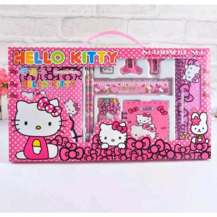 Rizkyonline88 Set Alat Tulis Karakter / Alat Tulis Cartoon Lucu / Alat Tulis Anak COD STY07