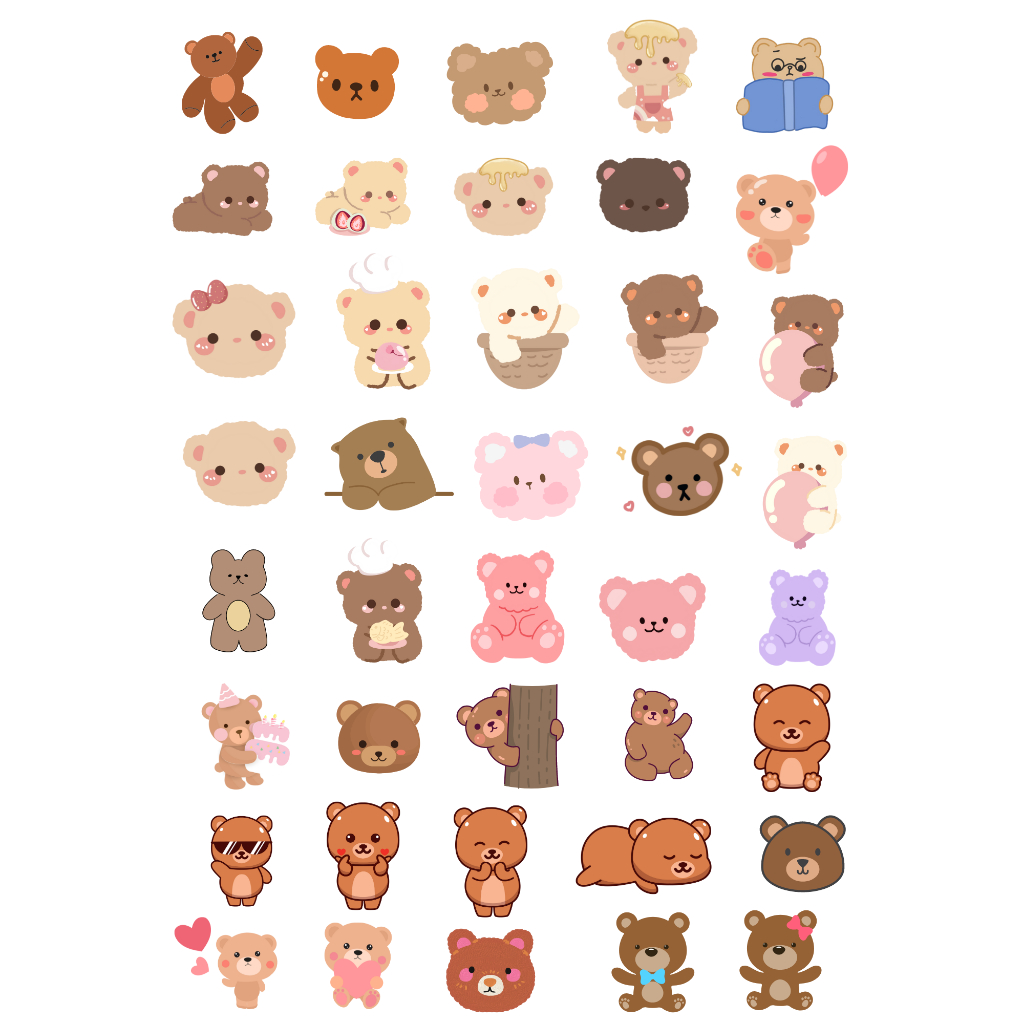 

kumpulan stiker lucu 5 pcs