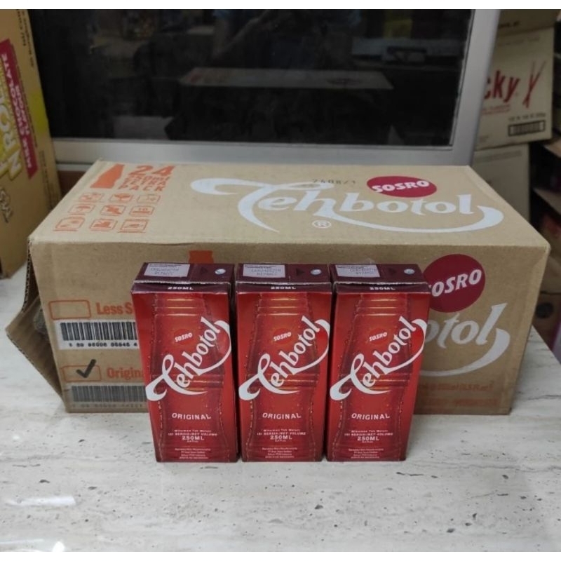 

teh botol sosro kotak 250 ml