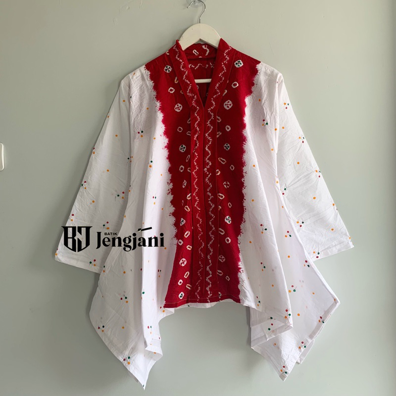 Blouse Kartini Jumputan TwoTone