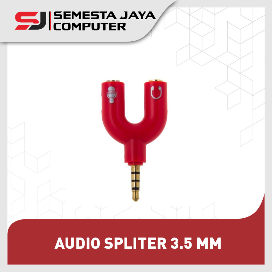 KABEL AUDIO SPLITER 3.5 MM