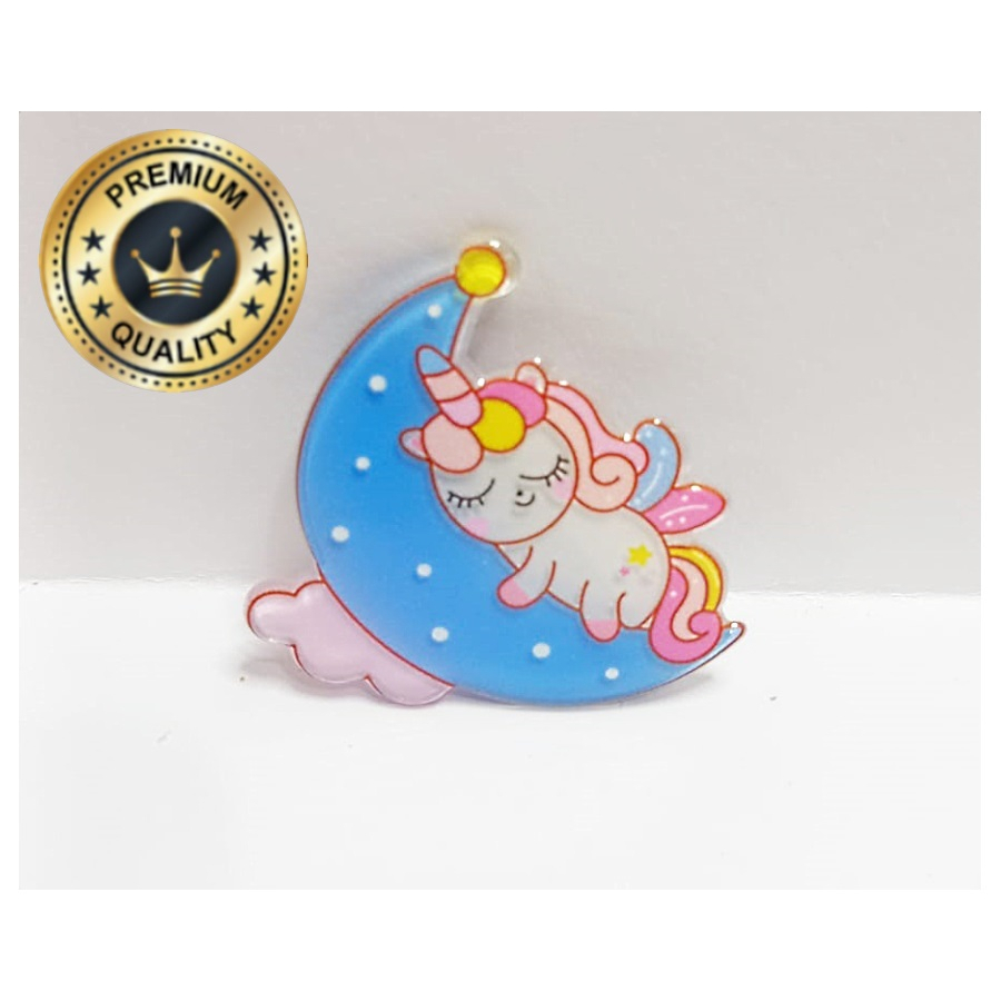 Jepit Rambut Anak Perempuan Hairpin Unicorn Sleeping Beauty