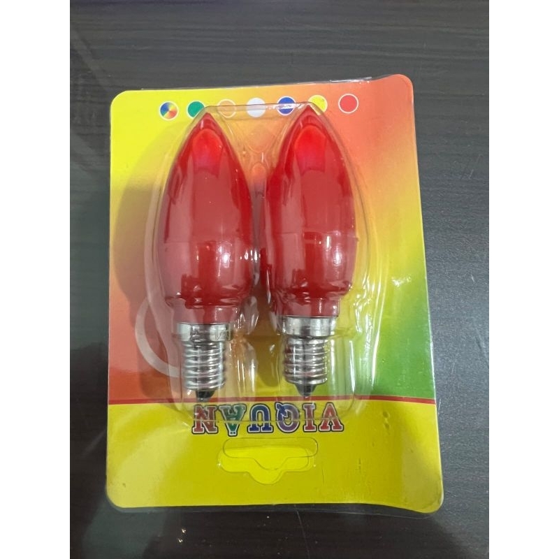LAMPU LILIN SEMBAHYANG LED E12 MERAH