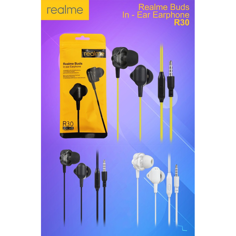 Handsfree Earphone Realme R30