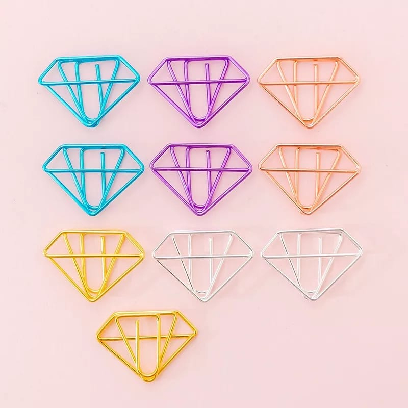 

penjepit kertas/foto Klip Kertas Isi 10 Motif Lucu / Paper Clip