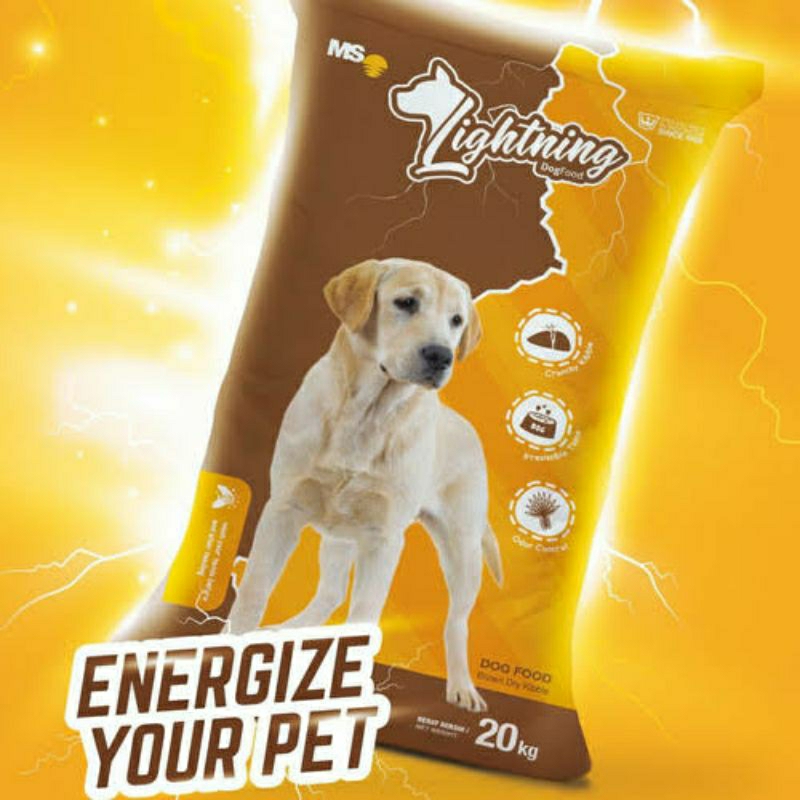 DOG FOOD - MAKANAN ANJING KERING STARRY DOG / LIGHTNING DOG 800 GRAM