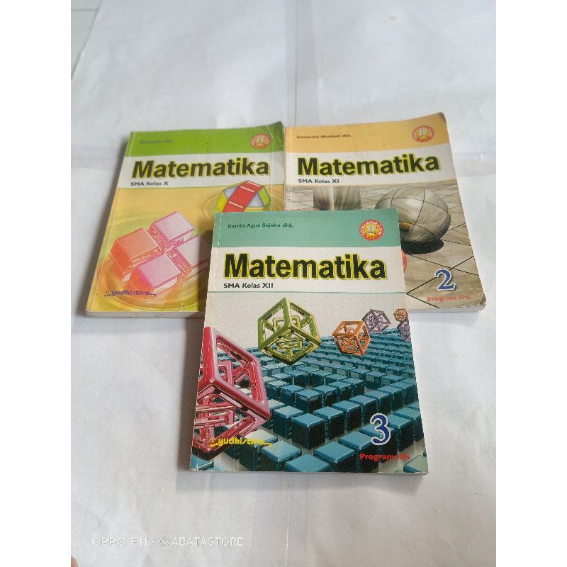 BUKU MATEMATIKA SMA KLS X XI XII KTSP IPS YUDHISTIRA