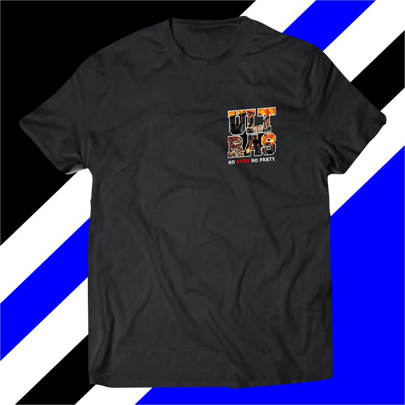 Kaos T Shirt Pria Wanita Casual Football Matchday Awaydays Ultras Holigans Cotton Combed 30s Distro