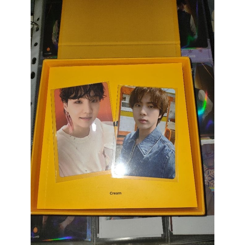 PC OFFICIAL BTS YOONGI/SUGA CREAM, BENEFIT JIN BUTTER