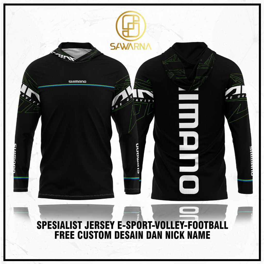 jersey mancing baju mancing baju mancing pancing custom jersey castinger custom nama SHIMANO SAINT