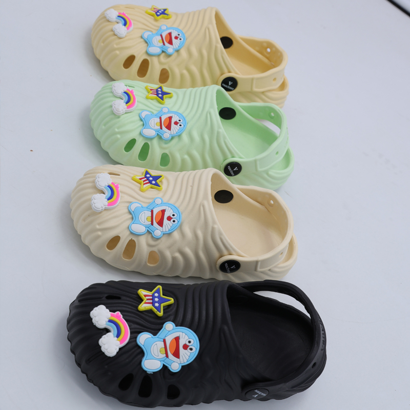 Sandal Anak Perempuan Baim Baby Girls Selop Tali Belakang Korean Style Eva Karakter Lucu