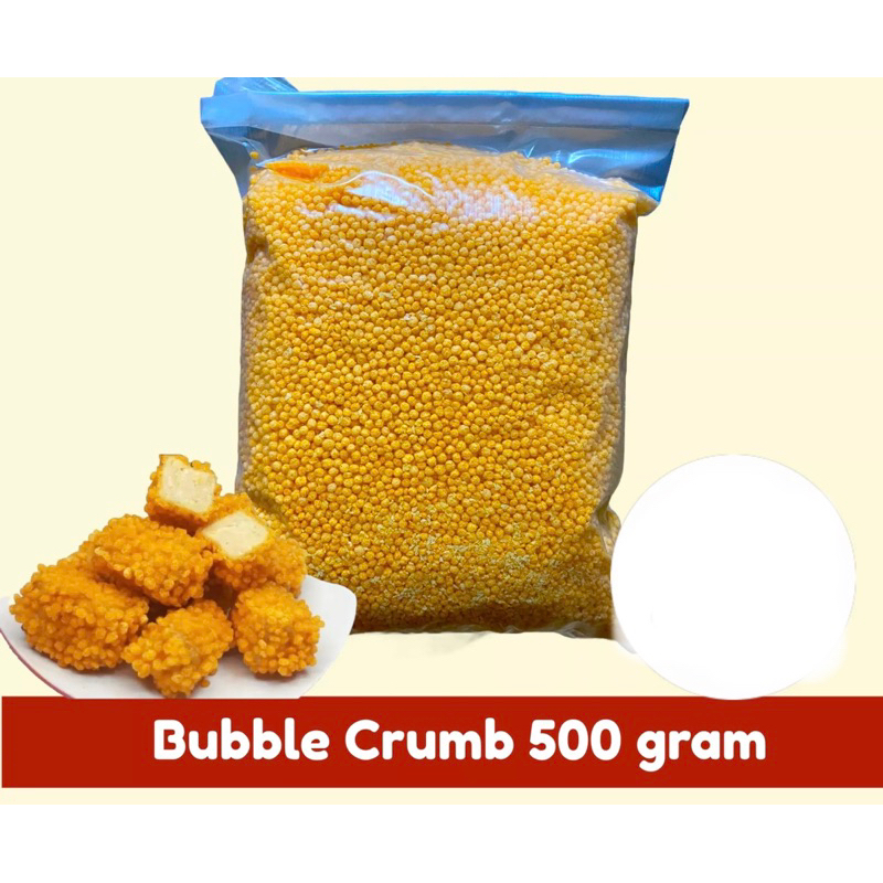 

PROMO Bubble Crumb Crispy Nugget Naget Tepung Roti Bulat 500 gram