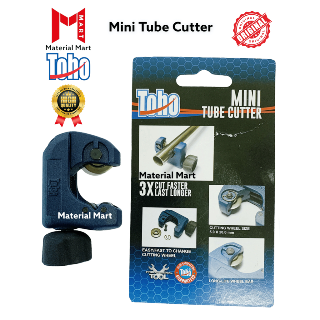 Mini Tube Cutter Toho | Pemotong Pipa Tembaga AC | Alat Potong Pipa Besi | Tubing Cutter Toho Mini | Material Mart