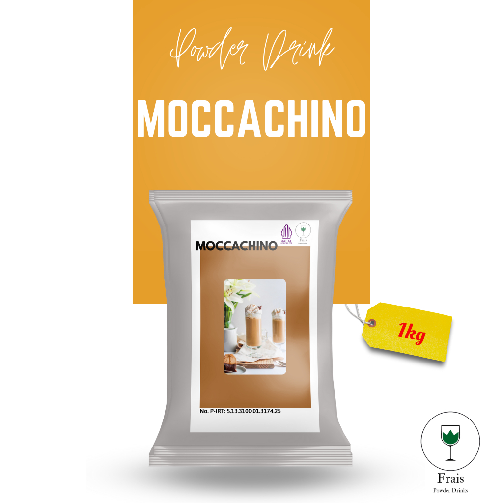 BUBUK MINUMAN RASA MOCCACHINO 1KG / SERBUK MINUMAN ANEKA RASA / BUBUK MINUMAN KEKINIAN / MINUMAN INSTAN / DRINKS POWDER / SERBUK MINUMAN BOBA