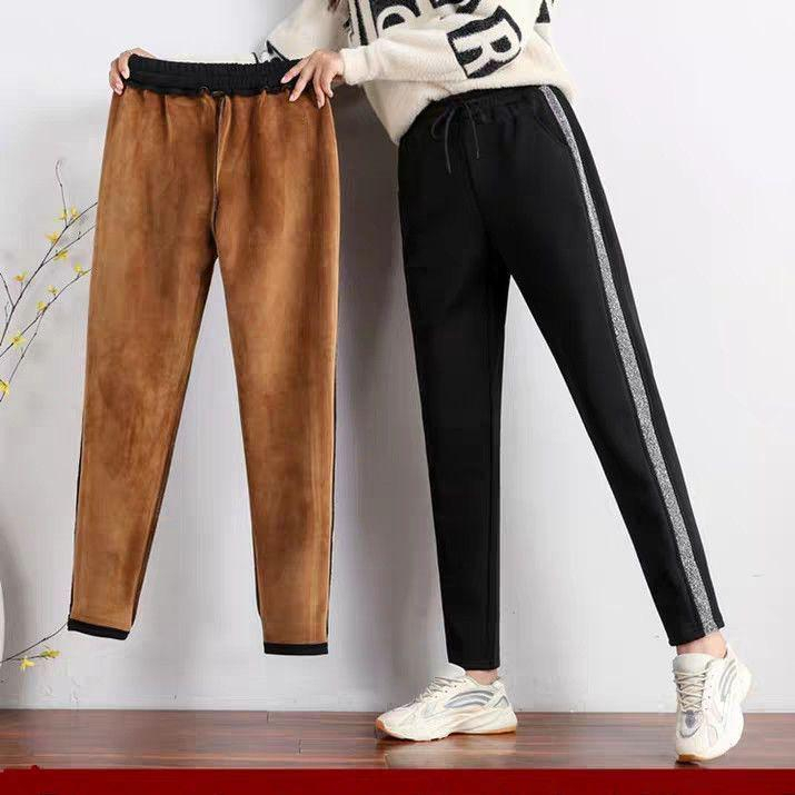 ALEXA THERMAL FLEECE WINTER PANTS IMPORT WINDPROOF CELANA PANJANG WANITA MUSIM DINGIN LAPIS TERMAL