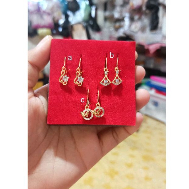 Anting titanium import kode 14,awet,tahan lama,cocok buat sehari hari