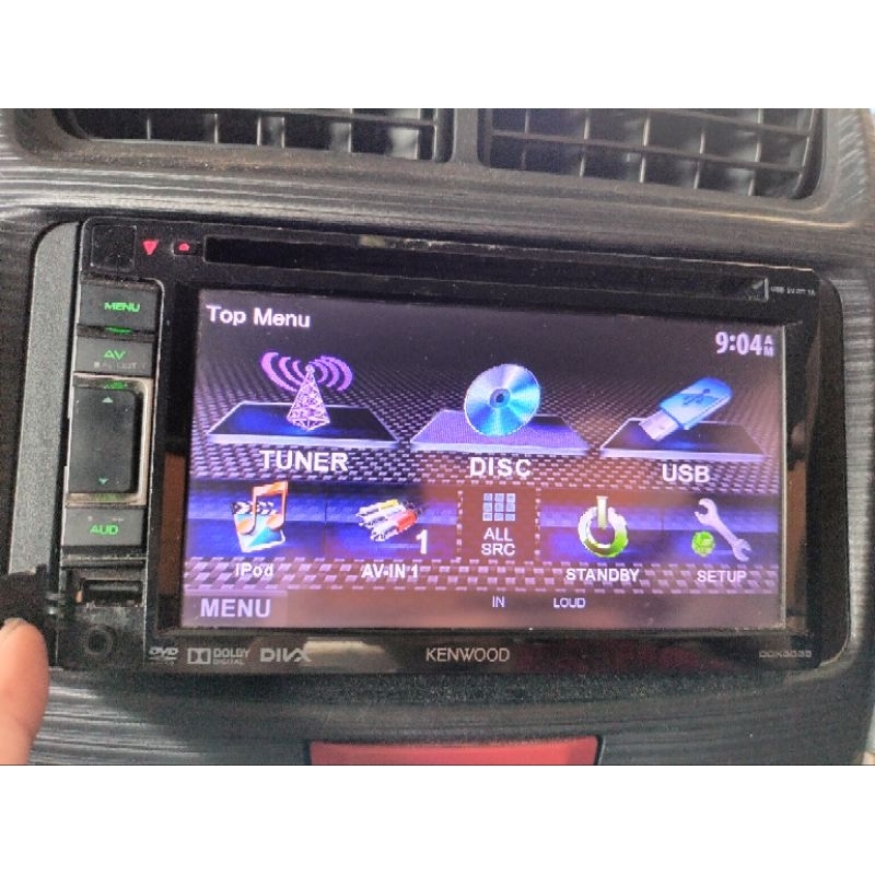 Head Unit Audio Mobil Kenwood DDX3035M Original Seken Second