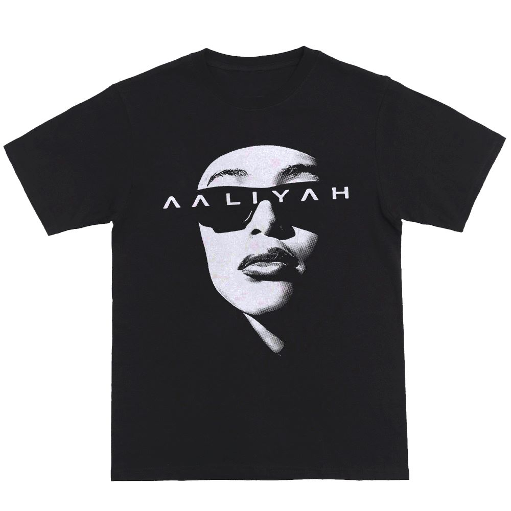 Kaos Baju/Tshirt Hip Hop Vintage Aaliyah Merchandise by RughSide