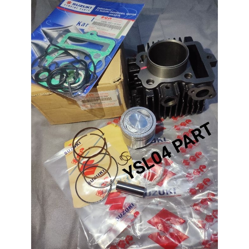 BLOK SEHER KOMPLIT SUZUKI SHOGUN 110 R OLD SHOGUN 110 NEW SHOGUN KEBO ORI SGP