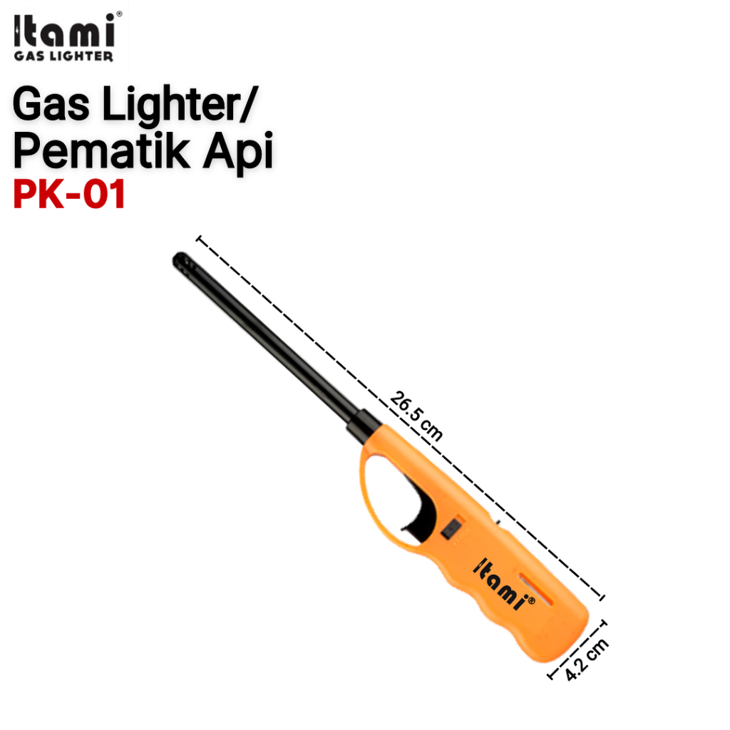 Pemantik Kompor ITAMI PK-01 Korek Api Panjang Tembak Gas Lighter