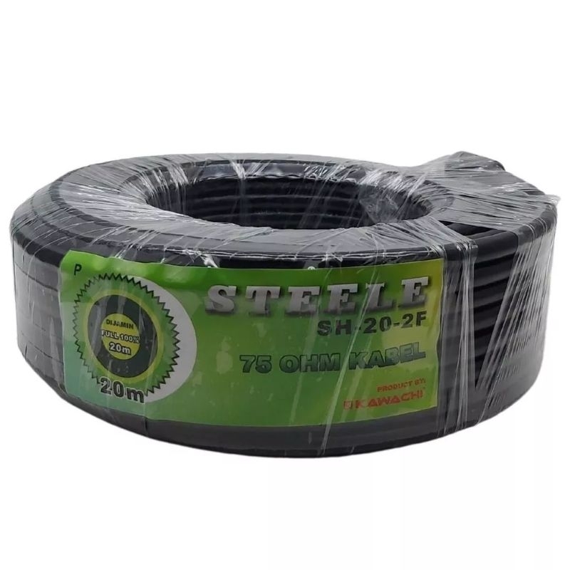 Kabel Antena TV Steele 20M Kabel Coaxial Kabel TV Steele 20 Meter