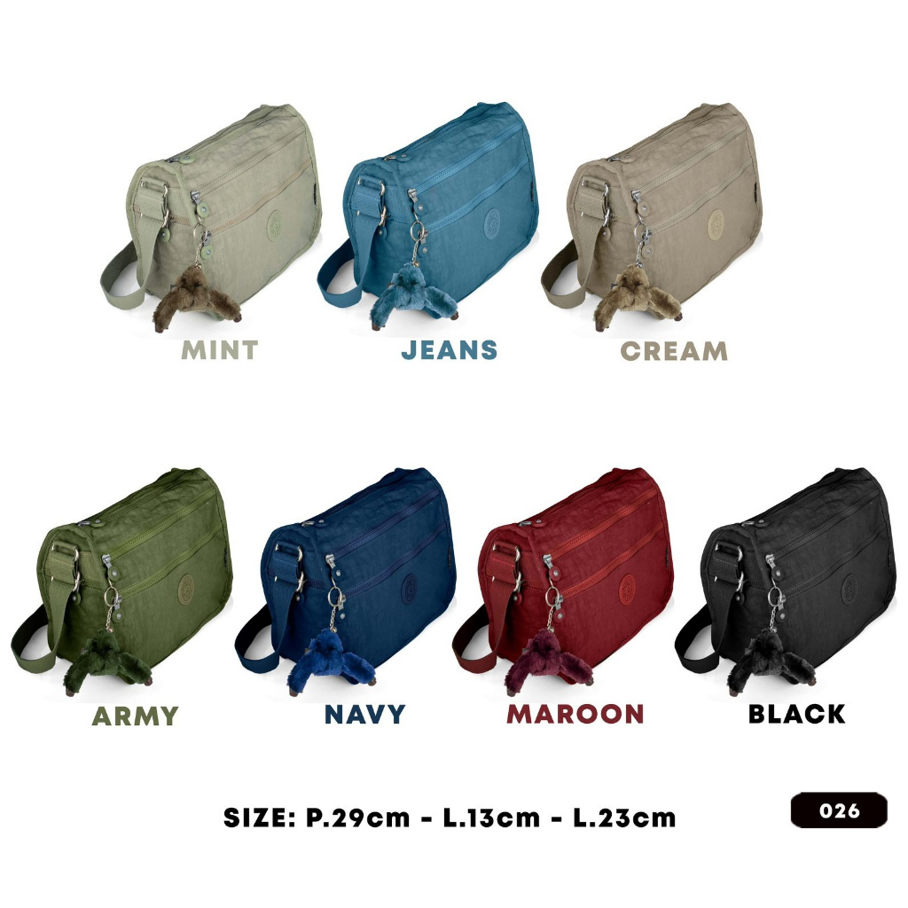 Tas Selempang Nilon KP Import - 026