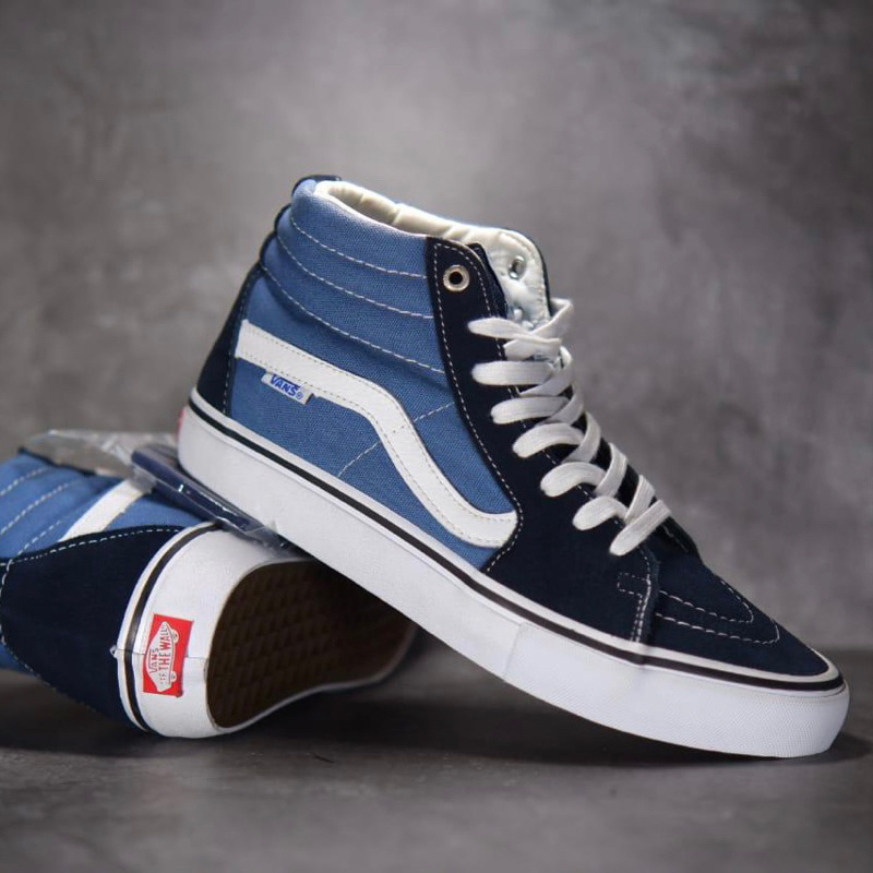 Vans Sk8 Hi Pro Navy White