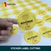 

Cetak Sticker Vynil Label Kemasan Produk Makanan Kue Bakery Olshop