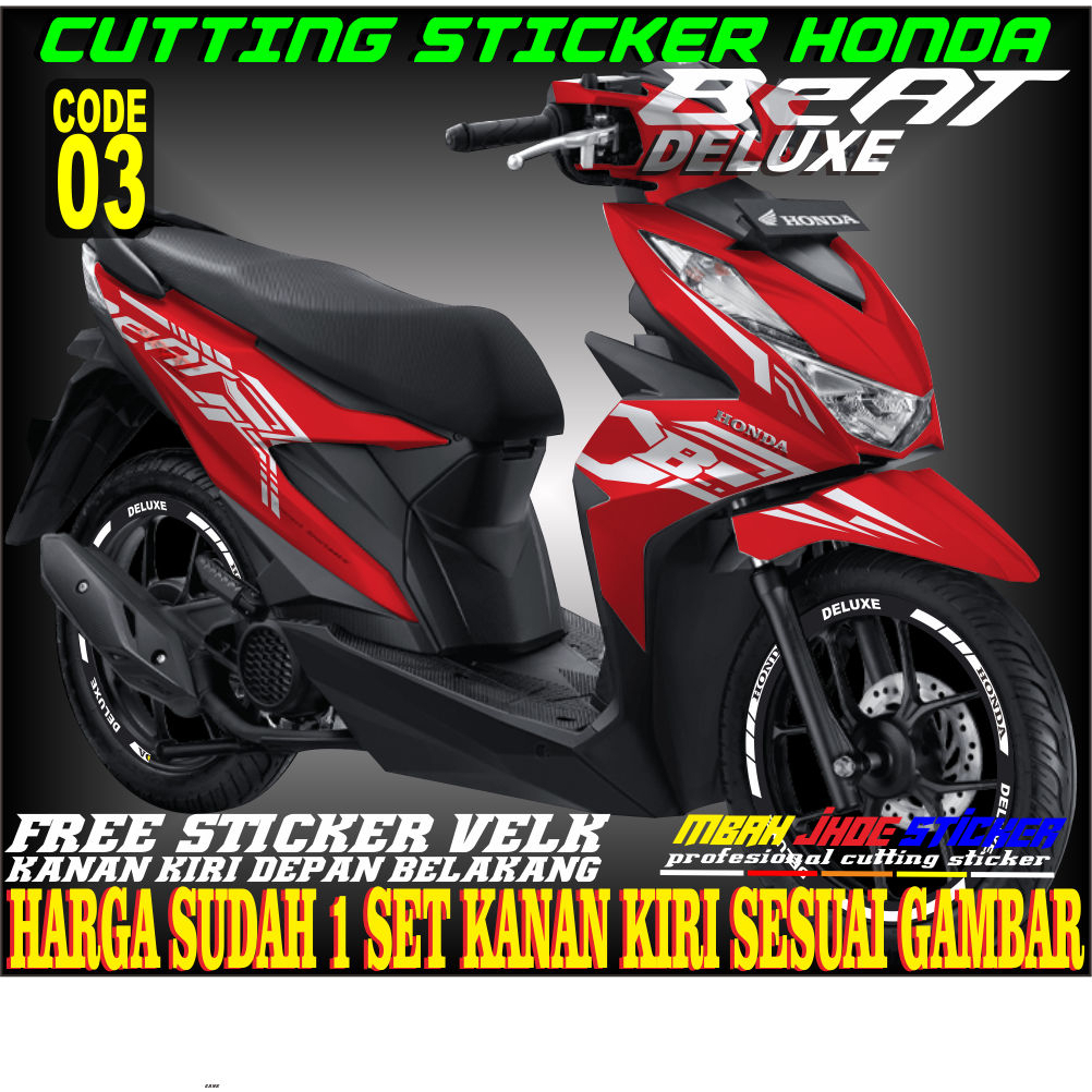 CUTTING STICKER BEAT DELUXE 03
