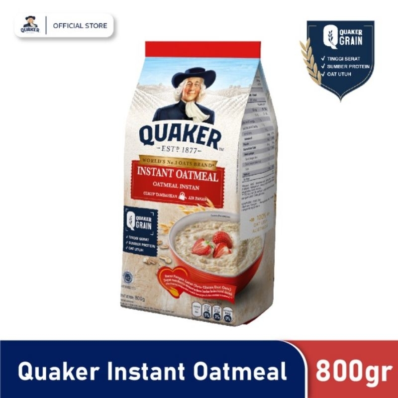 

Quaker Instant Oatmeal 800gram