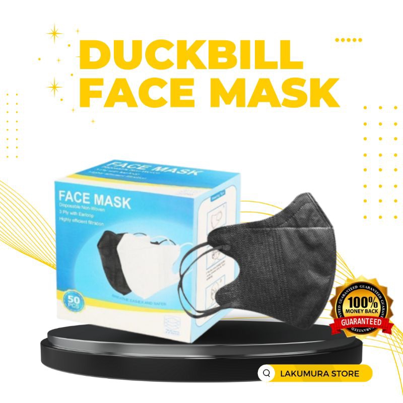 FACE MASK DUCKBILL 3 PLY PREMIUM ISI 50 PCS
