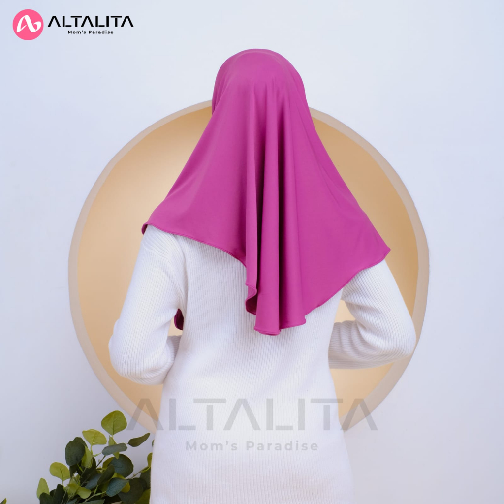 Altalita - Jilbab Qaila Penguin Instan Jersey Premium Hijab Bergo Hamidah Menutup Dada Kerudung Sport Instant Ukuran M Cocok Untuk Sekolah Olahraga Volly Futsal Badminton dan Sehari-Hari