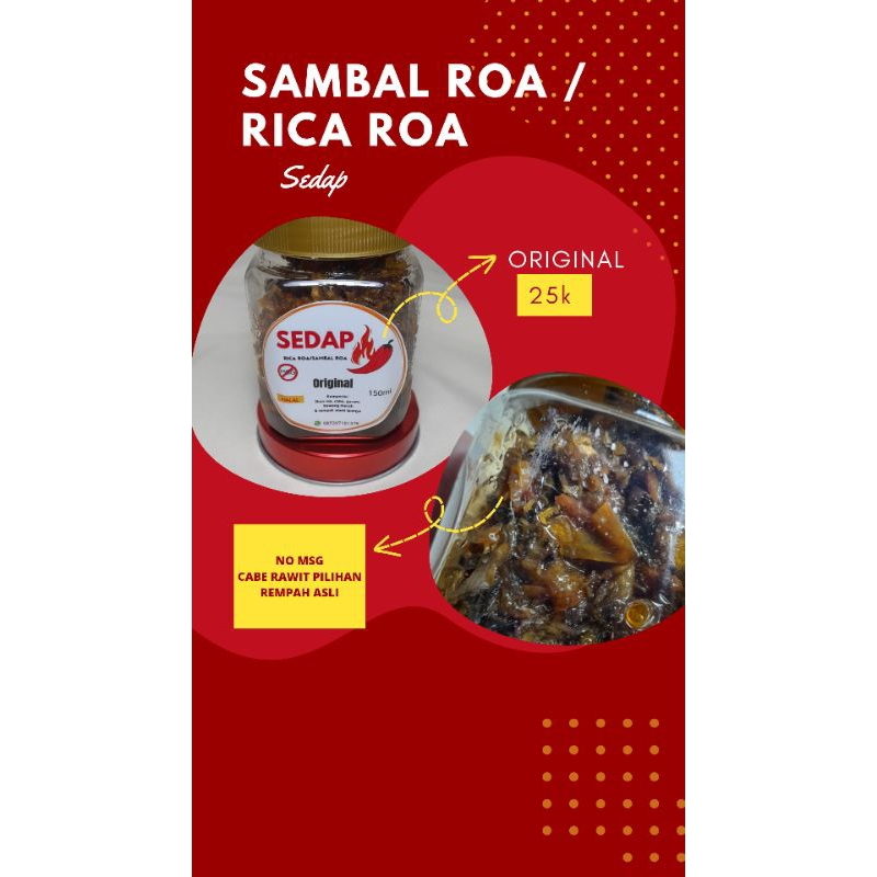 

Sambal roa asli Manado