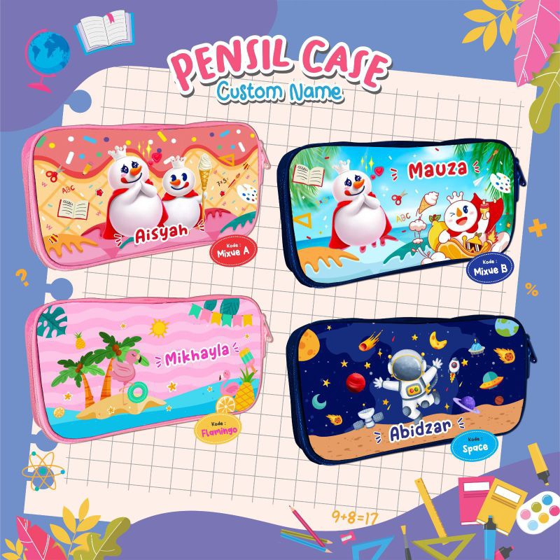 

kotak pensil custom nama