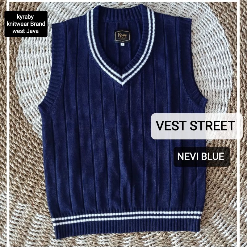 Rompi rajut /vest  knit Korean style/ vest kyraby pria wanita dan anak2