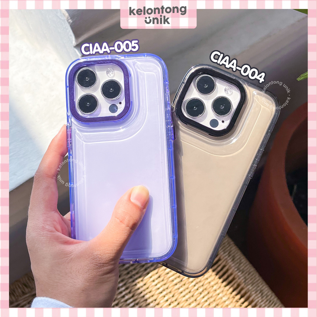 (Seri 2) Antishock Metalic Impact Case - Softcase/ Casing for iPhone 7+ 8+ X XS XR XSMAX 11 12 13 14 PRO PROMAX