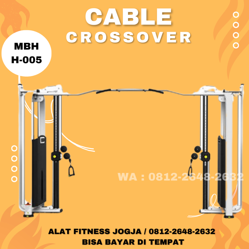 MBH Fitness Cable Crossover H-005 Alat Olahraga Commercial