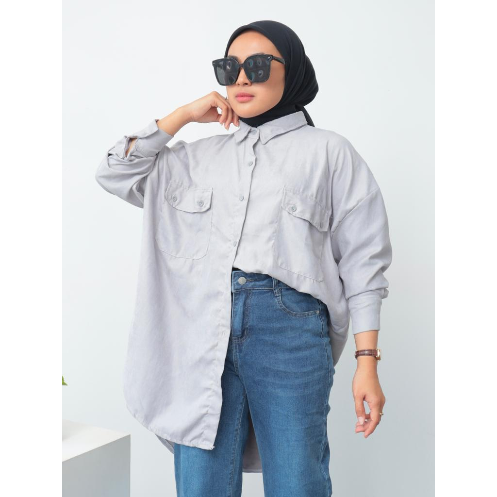 Kemeja Oversize Corduroy Blis - 2201.02.197