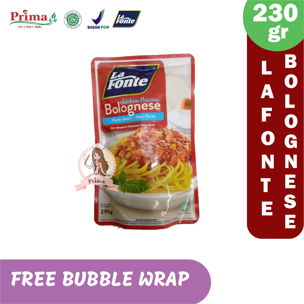 

Saus bolognese - La fonte pasta ayam 290gr