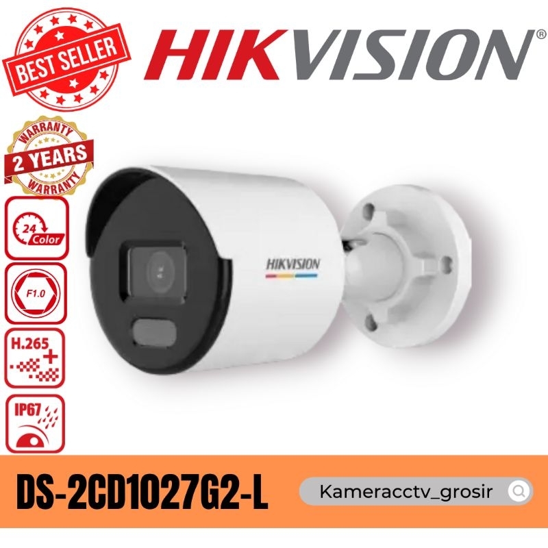 IP CAMERA 2MP HIKVISION DS-2CD1027G2-L