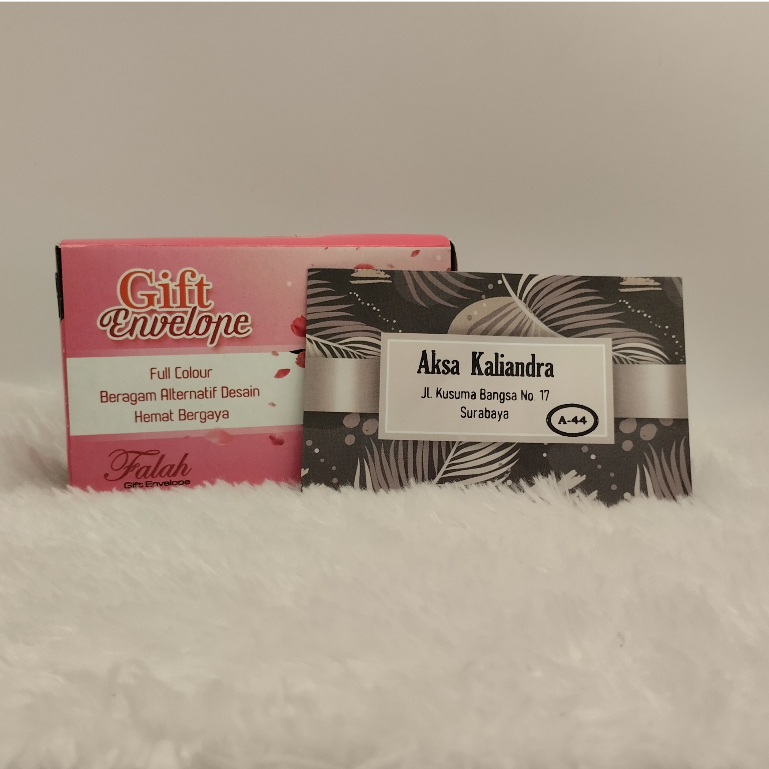 

Amplop Falah Motif A-44 Real Pict Isi 50 Lembar Tanpa Tulisan