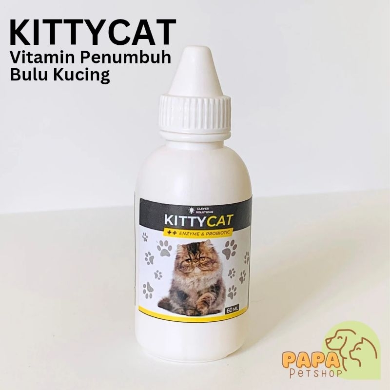 Vitamin Penumbuh Bulu Kucing Penyubur Bulu Rontok 60ml