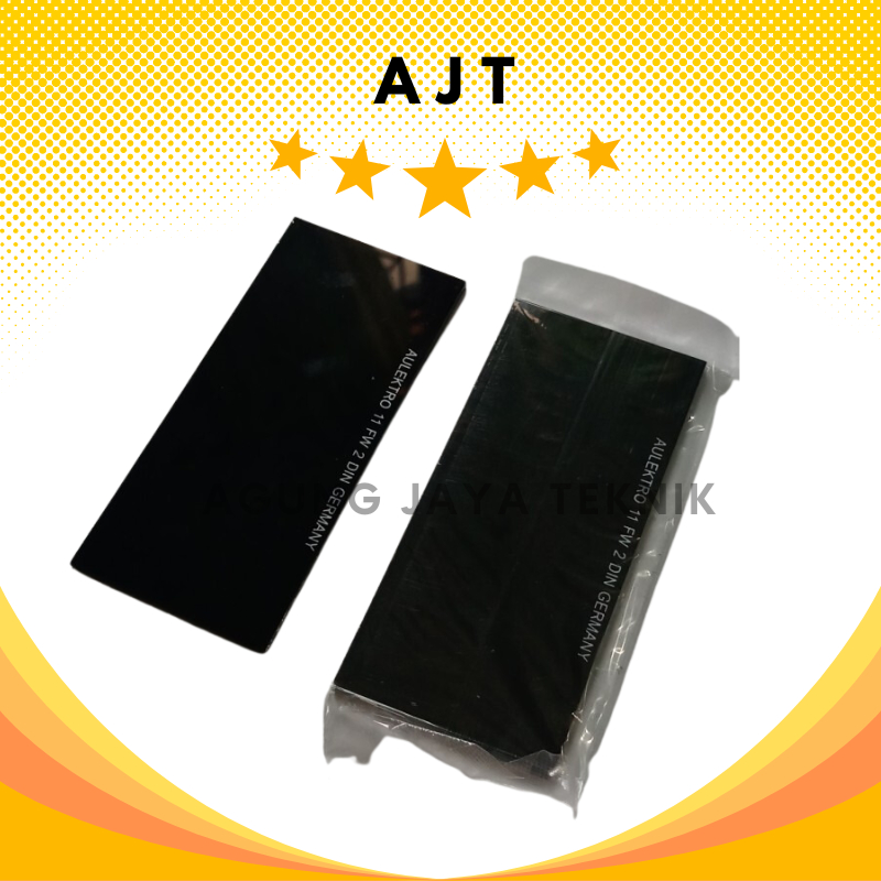 Kaca las Hitam No. 11 / Black Welding Glass DIN 11 / Kaca las Hitam No 11 Aulektro Germany
