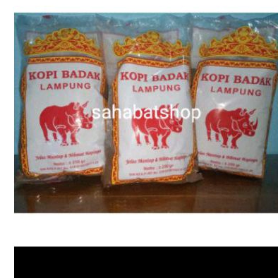 

kopi bubuk robusta asli Lampung ANDALAN CAP BADAK 200gram