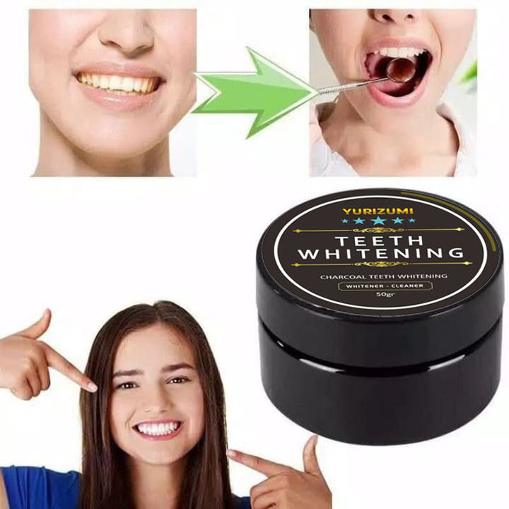 DBEST STORE - BISA COD [ ORIGINAL 100% HALAL ] Pemutih Gigi Kuning Alami Instant Permanen Teeth Whitening Powder